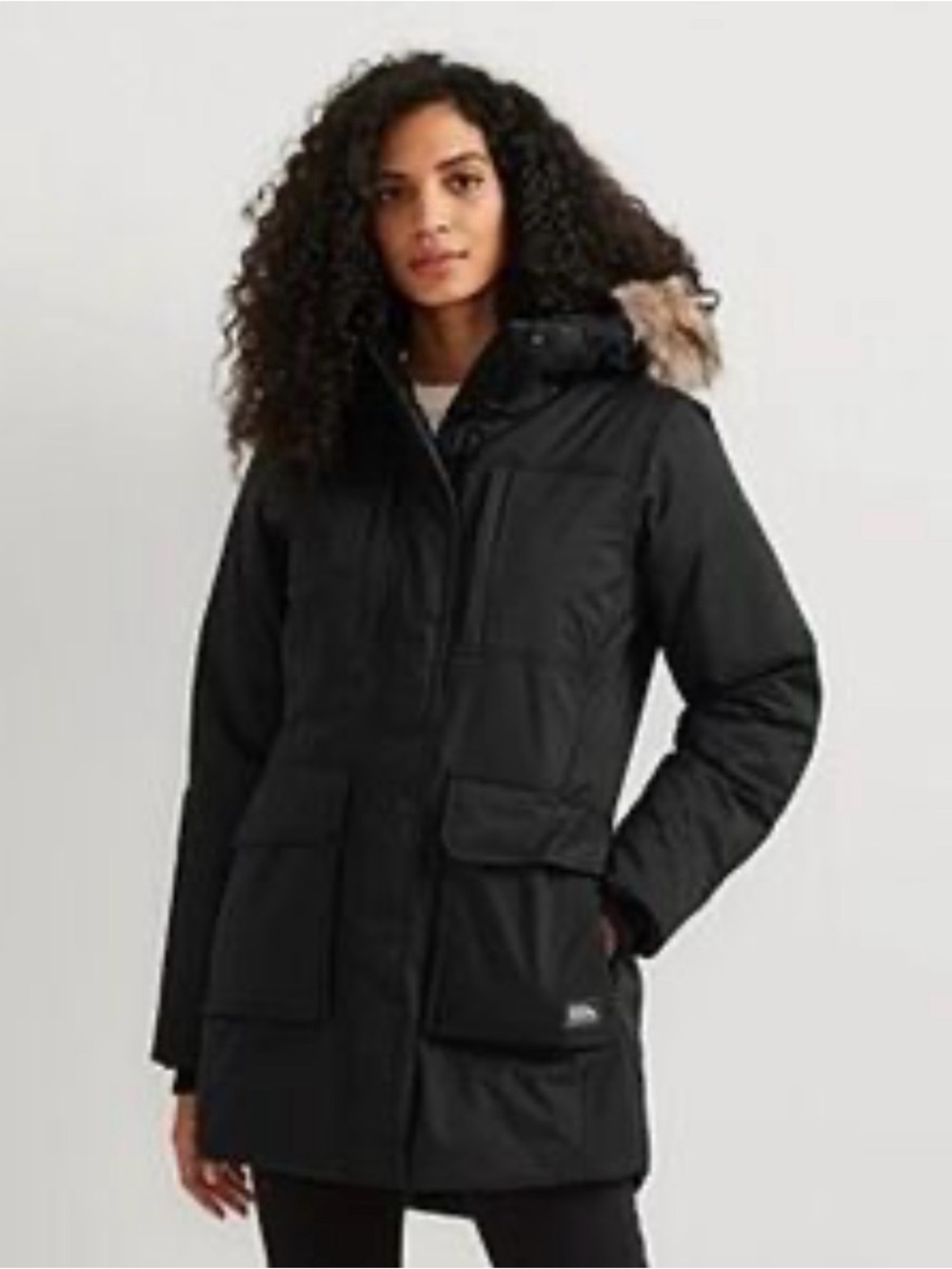 Eddie Bauer Silver Lining Down Waterproof Stadium Coat Size S